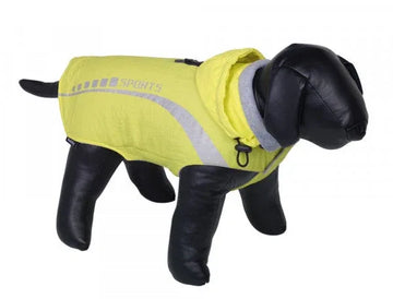 64651 NOBBY Dog coat "SPORTS" yellow 44cm - Paw & Joy
