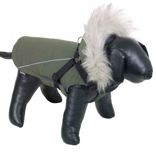 64924 NOBBY Dog coat "MILY 2 in 1" green 23cm