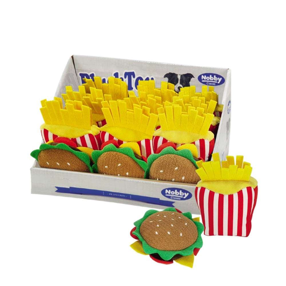 65734 NOBBY Plush food "Classic" assorted 10cm