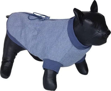 66768 NOBBY Dog sweater "MINIK" blue 37 cm - Paw & Joy