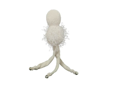 Paw & Joy Biggest Pet Supplies brand in Egypt | 66851 NOBBY Octopus with bells white 24 cm, with Catnip