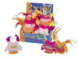 Paw & Joy Biggest Pet Supplies brand in Egypt | 66903 NOBBY Plush owl with rattle and feathers 11 cm