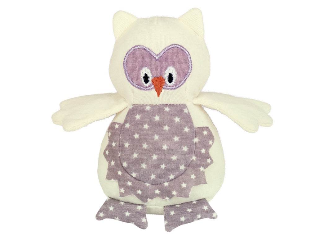 Paw & Joy Biggest Pet Supplies brand in Egypt | 66915 NOBBY Owl with crackle wings creme 13 cm