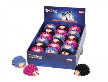 Paw & Joy Biggest Pet Supplies brand in Egypt | 66972 NOBBY Latex hedgehog assorted colors 10 cm