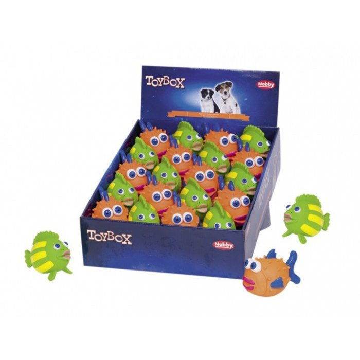 Paw & Joy Biggest Pet Supplies brand in Egypt | 66983 NOBBY Latex fish assorted coloures 11+12 cm