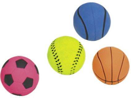 Paw & Joy Biggest Pet Supplies brand in Egypt | 67207 Foam rubber balls assorted 6,3 cm; Net of 4 pcs