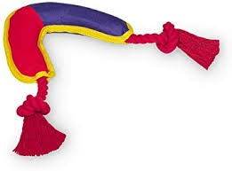 Paw & Joy Biggest Pet Supplies brand in Egypt | 67302 NOBBY Taff Toy Boomerang with rope 24 x 33 cm