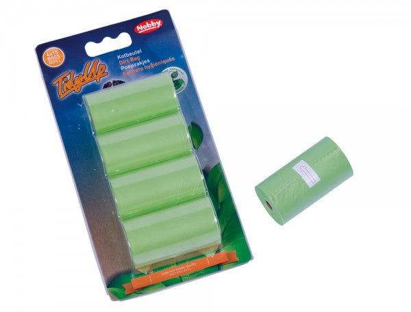 Paw & Joy Biggest Pet Supplies brand in Egypt | 67390 NOBBY TidyUp Poop bag biodegradable green 4 rolls with 15 bags