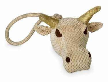 Paw & Joy Biggest Pet Supplies brand in Egypt | 67400 NOBBY Plush Buffalo head with rope
