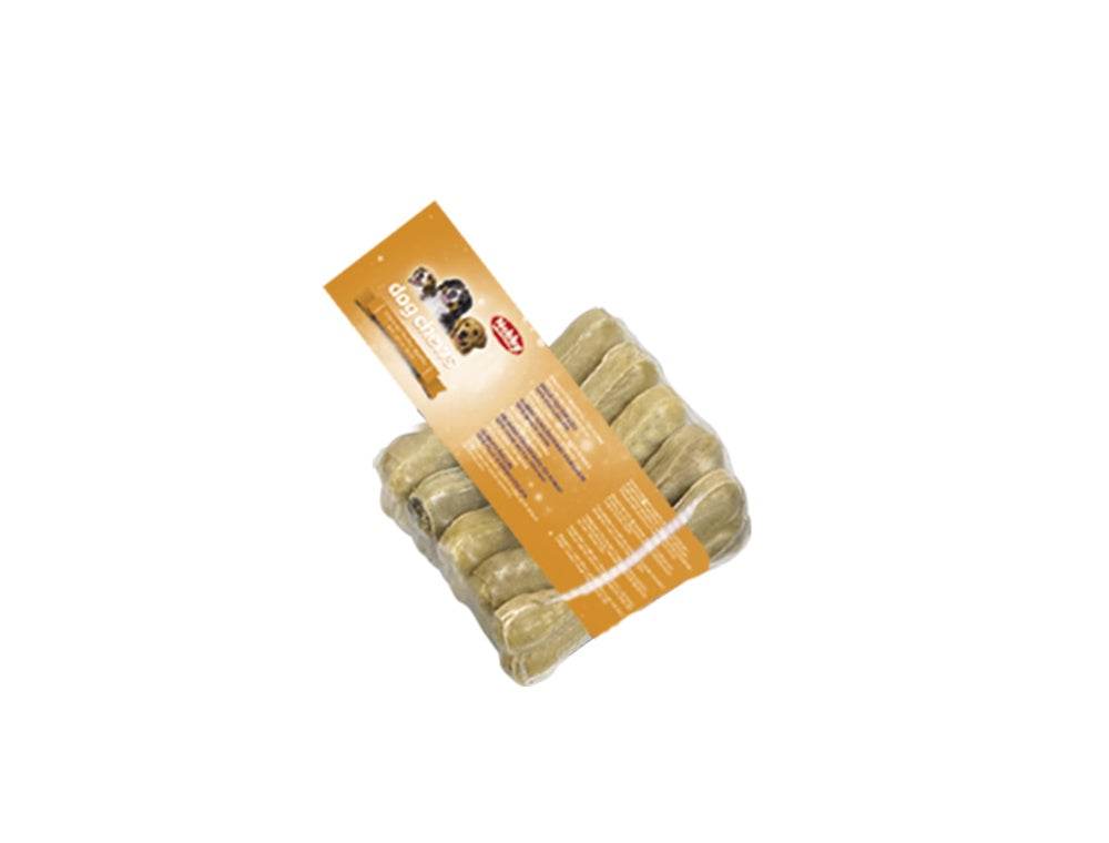 Paw & Joy Biggest Pet Supplies brand in Egypt | 67980 NOBBY Rawhide Bone Pressed 9cm, 25g