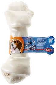 Paw & Joy Biggest Pet Supplies brand in Egypt | 68015 NOBBY White n Tasty knotted bone 22 cm