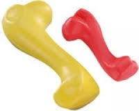 Paw & Joy Biggest Pet Supplies brand in Egypt | 69016 NOBBY Rubber toy bone assorted colours 13,5 cm