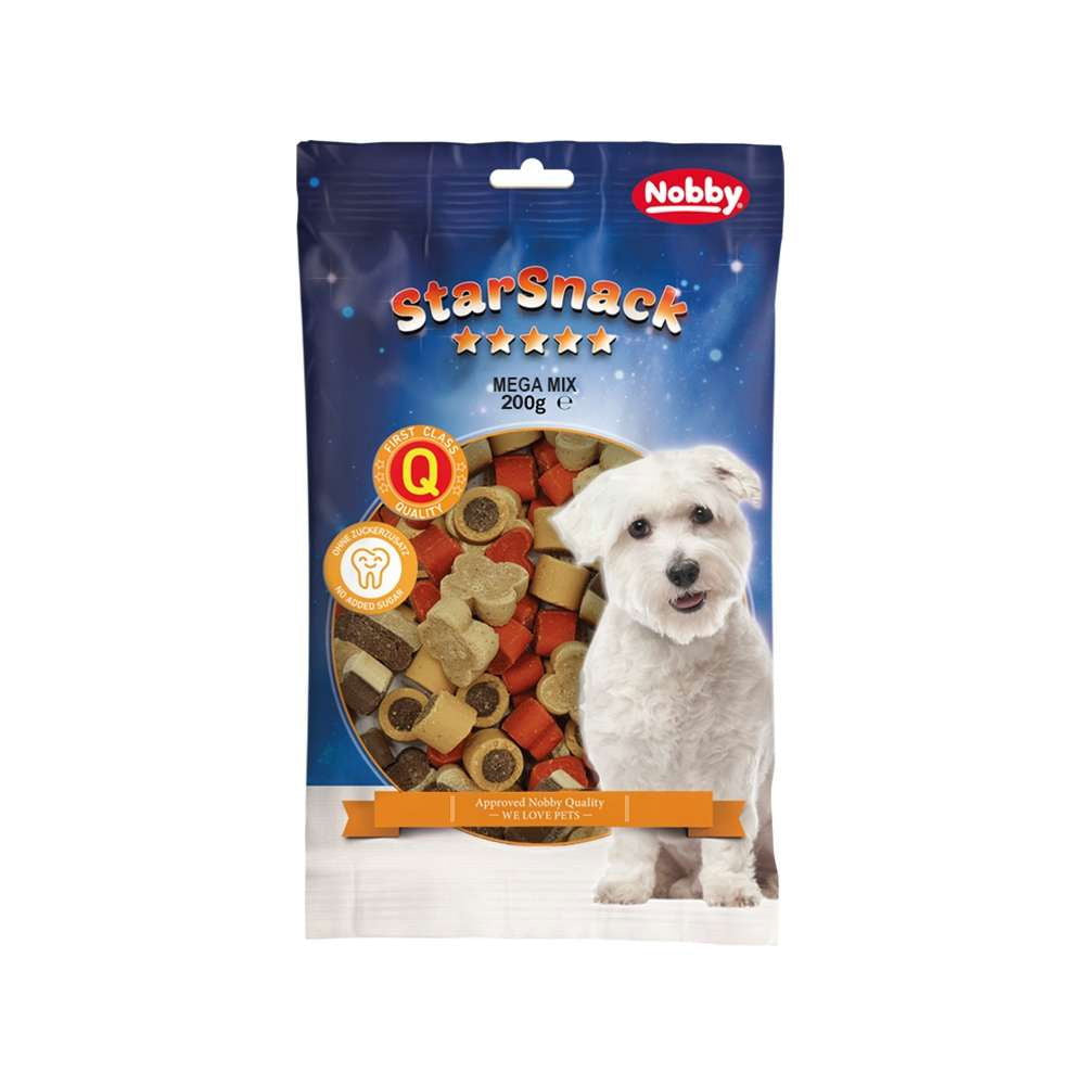69725 NOBBY StarSnack Mega "Mix"  bag; 200 g -  - PetsOffice