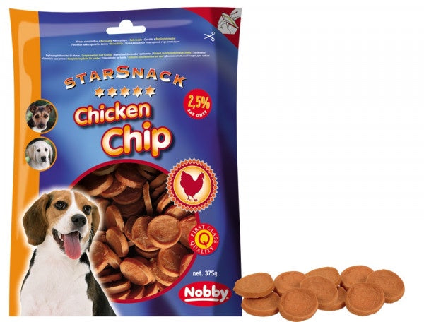 70066 NOBBY StarSnack Chicken Chip 375g