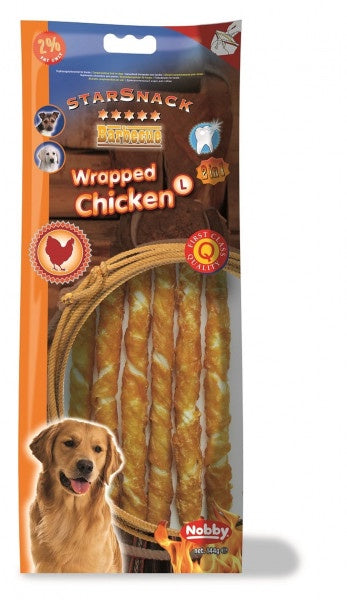 70074 NOBBY STARSNACK Wrapped Chicken (L) 144g