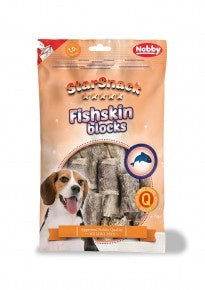 Paw & Joy Biggest Pet Supplies brand in Egypt | 70146 NOBBY StarSnack Fishskin Blocks 70g
