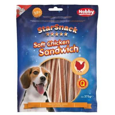 Paw & Joy Biggest Pet Supplies brand in Egypt | 70148 NOBBY StarSnack Soft Chicken Sandwich 375g