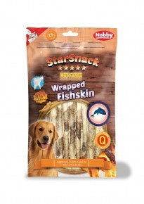 Paw & Joy Biggest Pet Supplies brand in Egypt | 70152 NOBBY StarSnack Wrapped Fishskin 70g