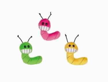 Paw & Joy Biggest Pet Supplies brand in Egypt | 71937 NOBBY Plush worm with catnip assorted 8 cm