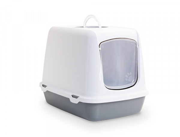 72059 NOBBY Cat toilet "Oscar" grey-white -  - PetsOffice