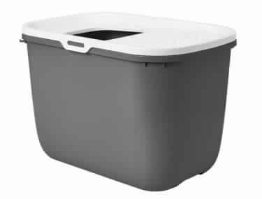 72189 NOBBY Cat toilet (Litter Box) Antracite-White "Hop In" -  - PetsOffice