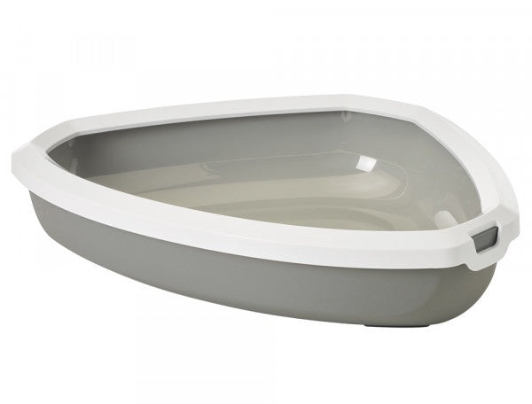 72195 NOBBY Cat toilet "Rincon" grey-white 58,5x46x13,5cm