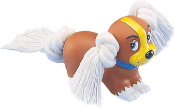 Paw & Joy Biggest Pet Supplies brand in Egypt | 72297 NOBBY Vinyl dog with rope 16 cm