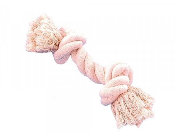 Paw & Joy Biggest Pet Supplies brand in Egypt | 72485 NOBBY Rope Toy, Playing rope white 390 g; 2 knots