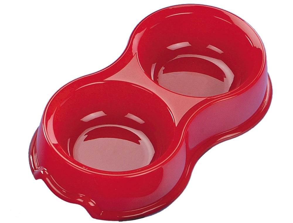 Paw & Joy Biggest Pet Supplies brand in Egypt | 72696-01 Dog Feed and water bowl red 2 x 800 ml