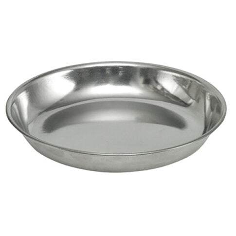 Paw & Joy Biggest Pet Supplies brand in Egypt | 72800 Dog Stainless steel bowl flat 12,5 cm 0,20 ltr