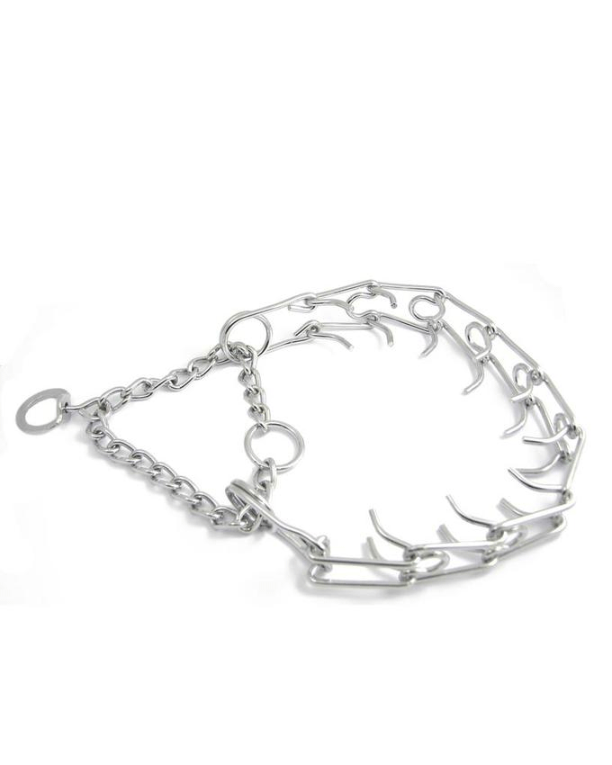 Paw & Joy Biggest Pet Supplies brand in Egypt | 73054 NOBBY Spike choker with buckle, chrome 52cm-3.2mm