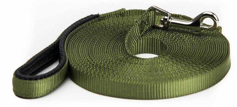 Paw & Joy Biggest Pet Supplies brand in Egypt | 73250-02 NOBBY Tracking leash flat green l: 5 m; w: 15 mm