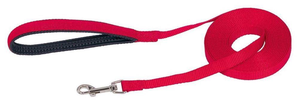 Paw & Joy Biggest Pet Supplies brand in Egypt | 73254-01 NOBBY Tracking leash flat red l: 15 m; w: 15 mm