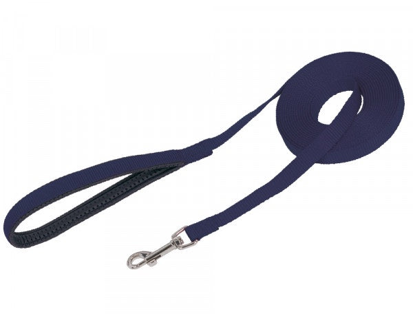 73254-06 NOBBY Tracking leash flat blue l: 1500cm; w: 15mm