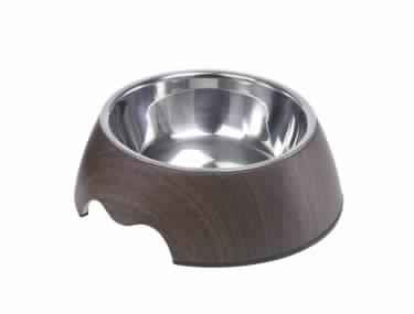 73340 NOBBY Melamine bowl "DARK WOOD" -  - PetsOffice