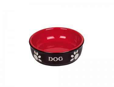 73430 NOBBY Dog ceramic bowl "DOG" -  - PetsOffice