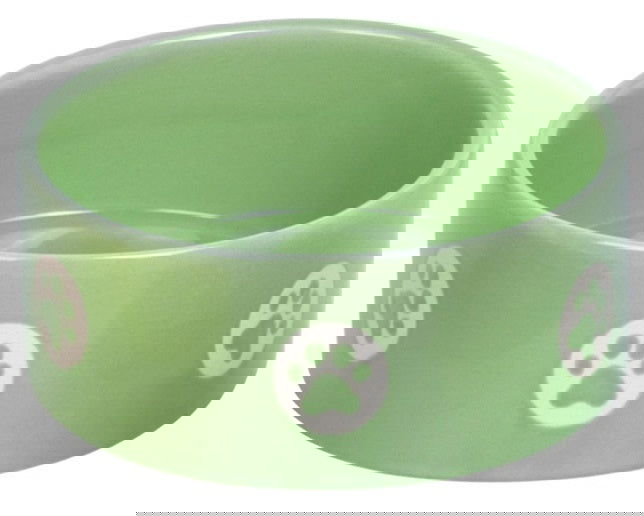 73621 NOBBY Ceramic bowl "TASSU" green Ø 15,0 X 6,0 cm -  - PetsOffice