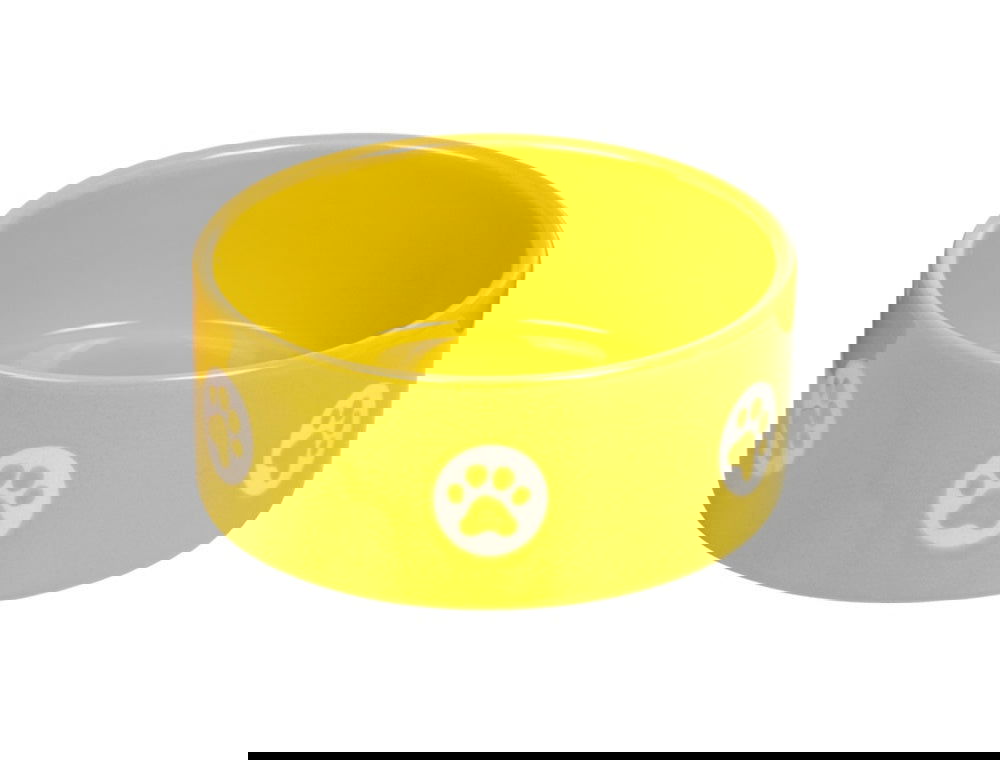 73622 NOBBY Ceramic bowl "TASSU" yellow Ø 15,0 X 6,0 cm -  - PetsOffice