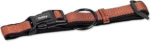 74784-80 NOBBY Collar "Classic Reflect SOFT" terracotta/black l: 50-65 cm; w: 25/30 mm