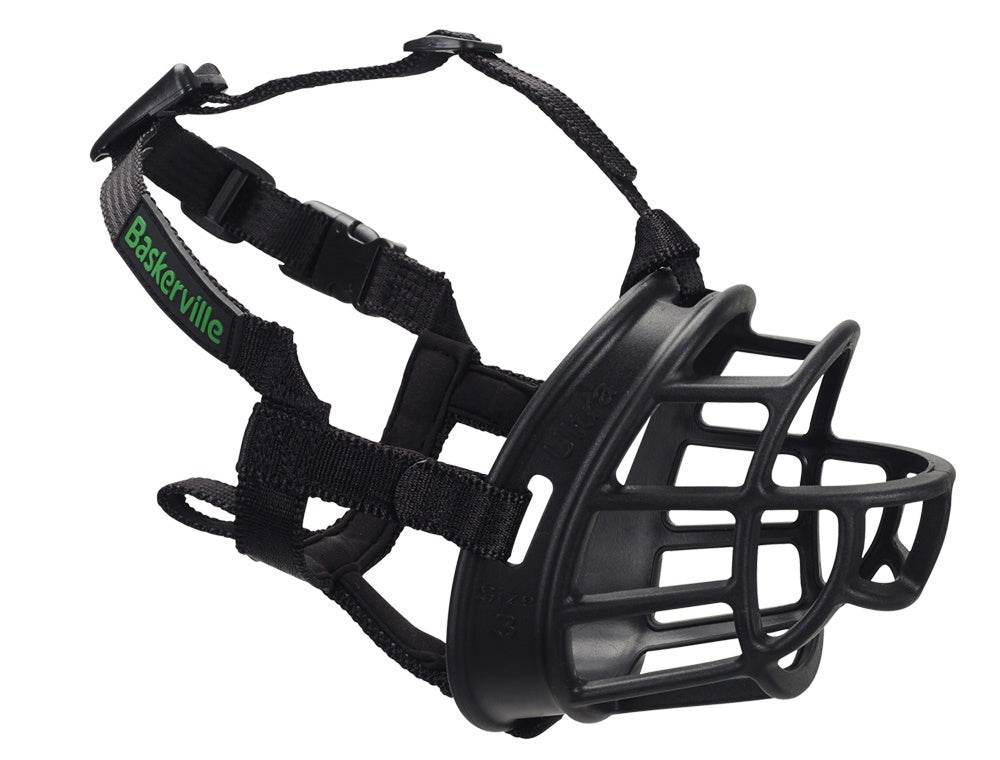 Paw & Joy Biggest Pet Supplies brand in Egypt | 75693 NOBBY Baskerville Ultra Muzzle black Size 5
