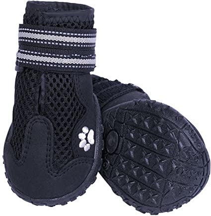 75990-05 NOBBY Dog boot "Runners Mesh" 2pcs black size: XS (3), l: 55 mm; w: 46 mm -  - PetsOffice