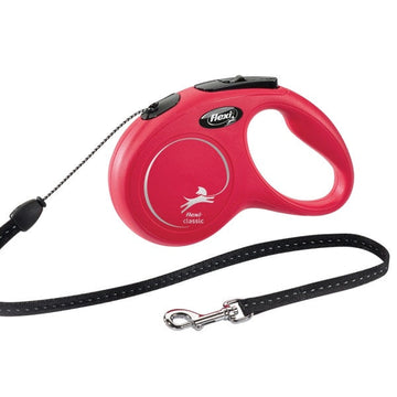 76896 Flexi NEW CLASSIC S Red Cord 5m