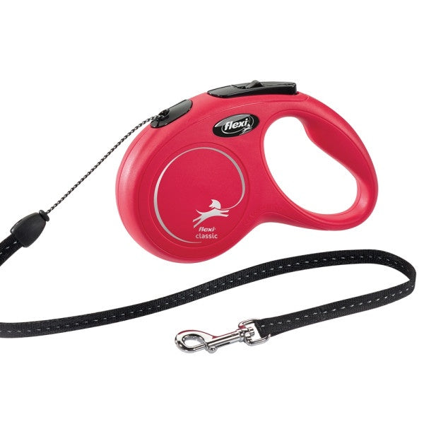 76896 Flexi NEW CLASSIC S Red Cord 5m