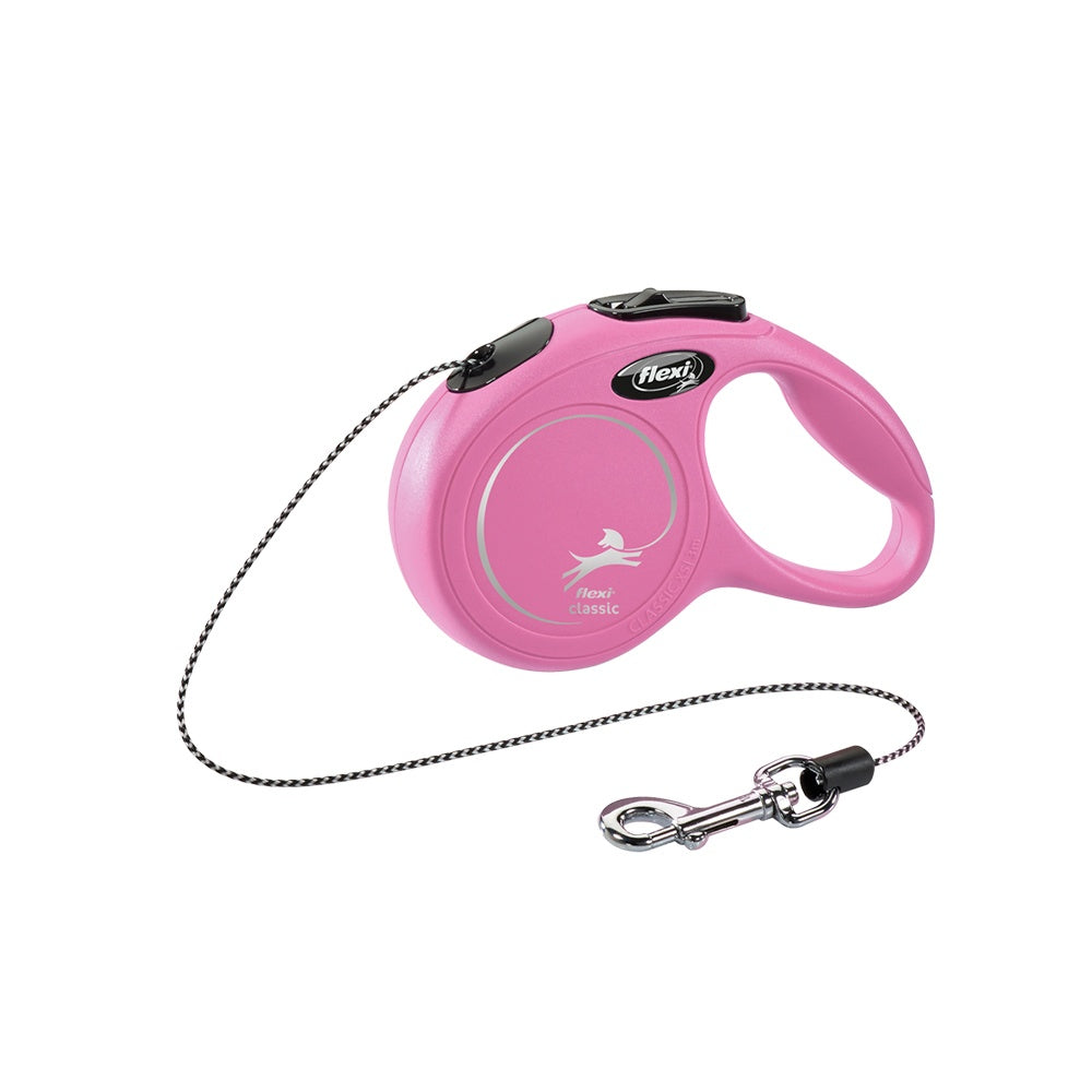 76914 Flexi NEW CLASSIC XS Pink CORD 3m
