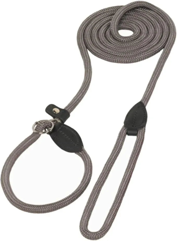 78189-81 NOBBY Retriever leash "FUN ROYAL" grey l: 170 cm; w: 9 mm - Paw & Joy