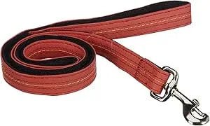 78306-01 NOBBY Leash "STITCH" red l: 120 cm; w: 25 mm - Paw & Joy