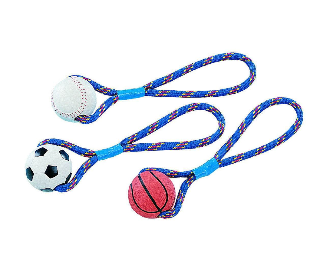 Paw & Joy Biggest Pet Supplies brand in Egypt | 79030 NOBBY Rubber ball with rope