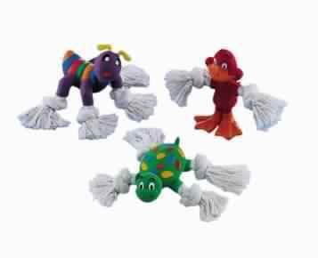 Paw & Joy Biggest Pet Supplies brand in Egypt | 79425 NOBBY Latex toys with rope 12 - 14 cm