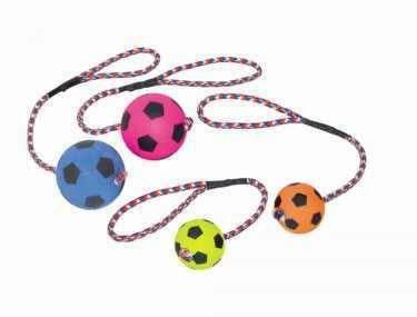 Paw & Joy Biggest Pet Supplies brand in Egypt | 79450 NOBBY Foam rubber football with rope