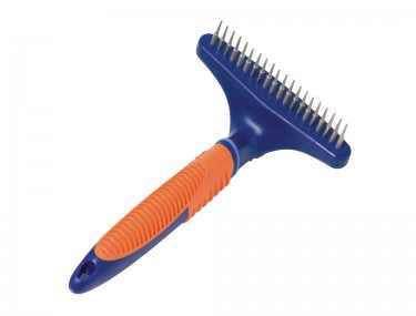Paw & Joy Biggest Pet Supplies brand in Egypt | 79495 NOBBY COMFORT LINE disentangler comb with rotating blades 37 teeth